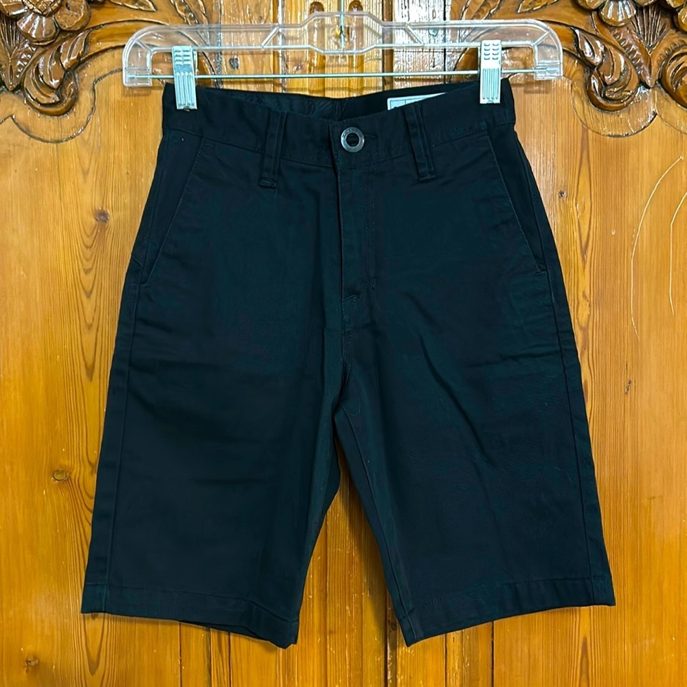 Volcom Boys Chino Black Shorts